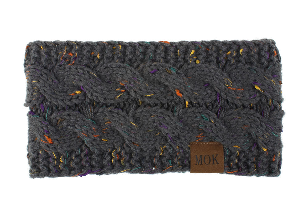 Wholesale Autumn and Winter Plush Acrylic Yarn Knitted Headbands